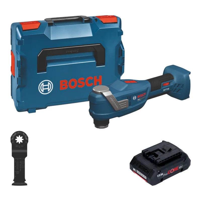 Bosch GOP 18V-30 Akku Multifunktionswerkzeug 18 V Starlock Plus Brushless + 1x ProCORE Akku 4,0 Ah + L-Boxx - ohne Ladegerät