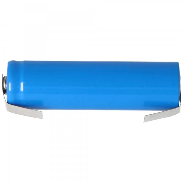 AccuCell IFR 14500 AA 3,2V 600mAh LiFePo4 ungeschützt Lötfahnen U-Form