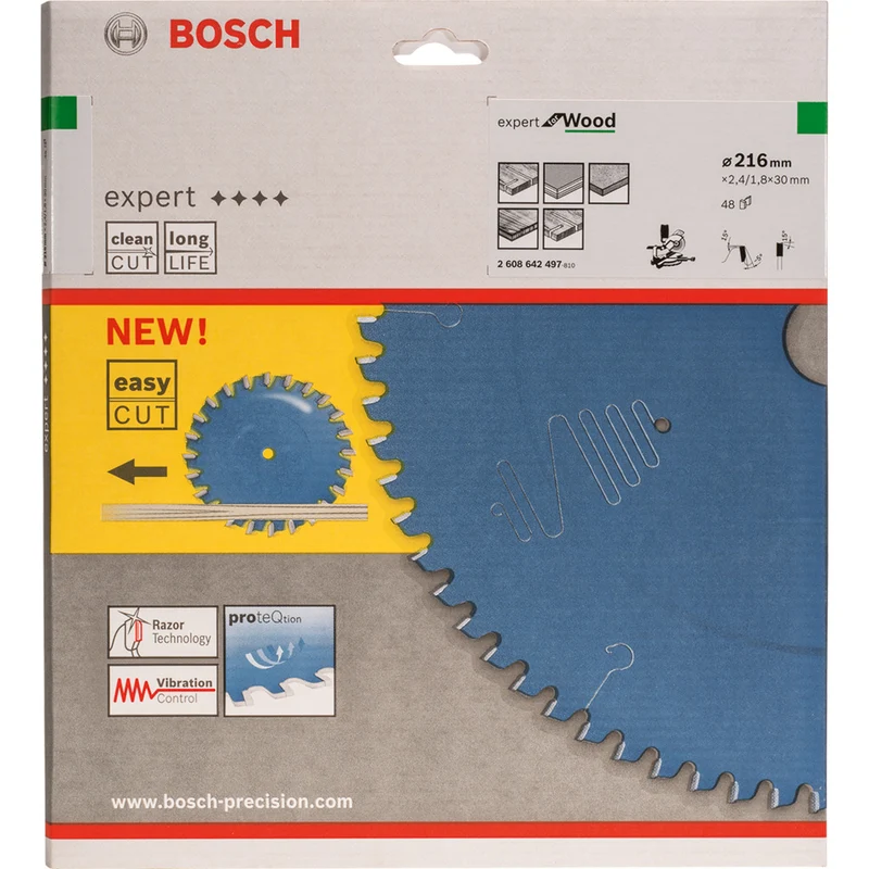 Professionelles Kreissägeblatt-Set 216x30mm
