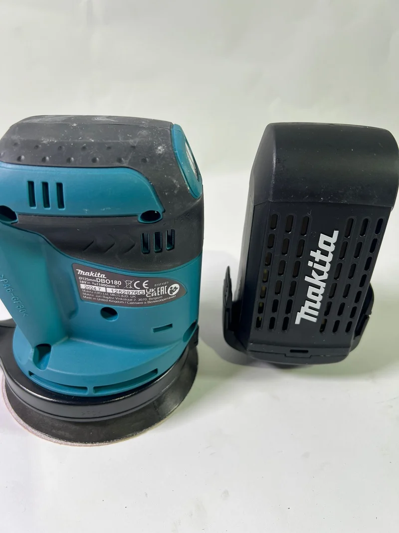 Makita DBO 180 Z Akku Exzenterschleifer 18 V 125 mm Solo - ohne Akku, ohne Ladegerät - Reparaturgerät
