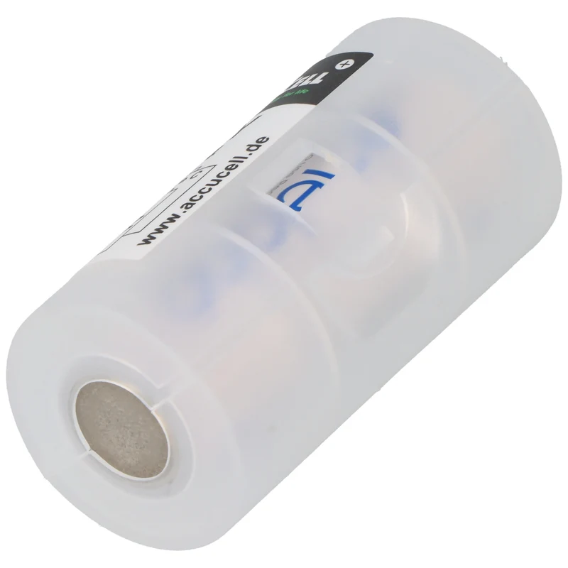 2x AccuCell Adapter C, Baby, LR14 und Panasonic eneloop 2-Pack BK-3MCDE/2BE Akku NiMH, Mignon, AA, HR06, 1.2V und 2000mAh