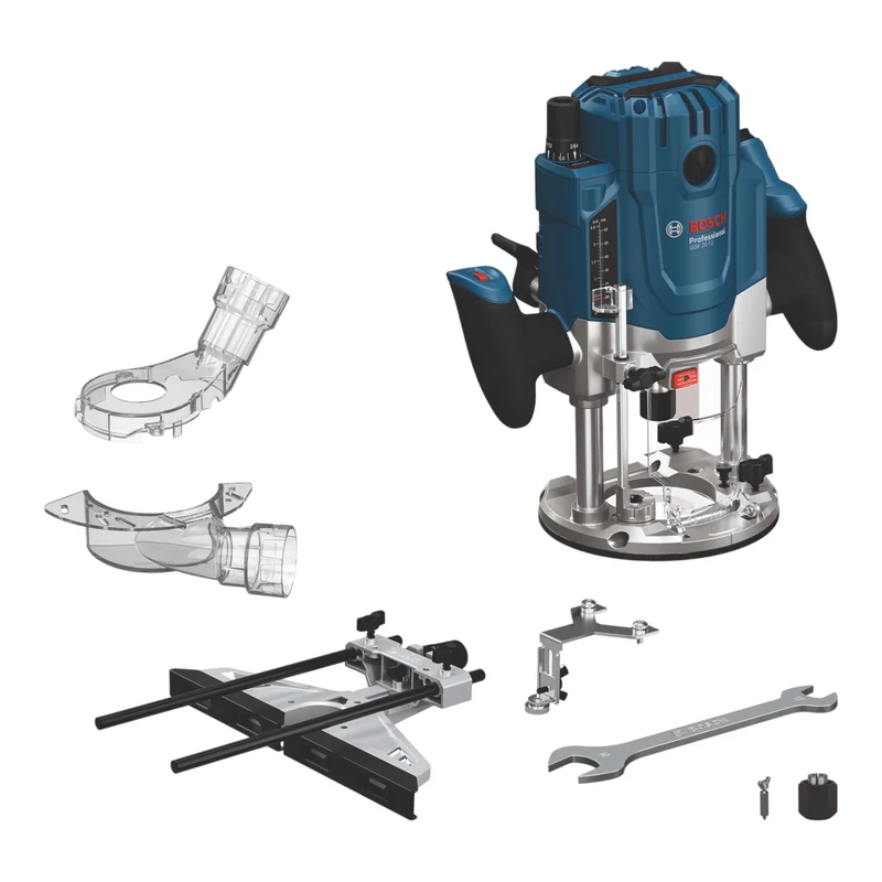 Bosch GOF 20-12 Oberfräse 2000 Watt 8 / 12 mm ( 0601627220 ) + Zubehör