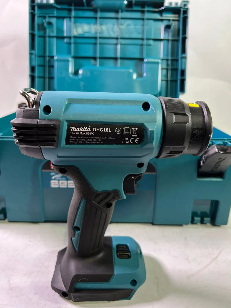 Makita DHG 181 ZJ Akku Heißluftgebläse 18 V 150 - 550 °C + Makpac - ohne Akku, ohne Ladegerät - Gebraucht