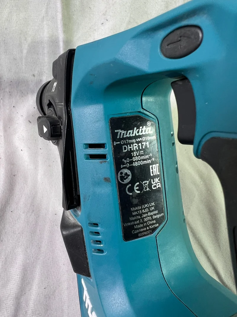 Makita DHR 171 ZX3 Akku Bohrhammer 18 V 1,2 J SDS-Plus Brushless + 65 tlg. Zubehör Set + Koffer - ohne Akku, ohne Ladegerät - Gebraucht