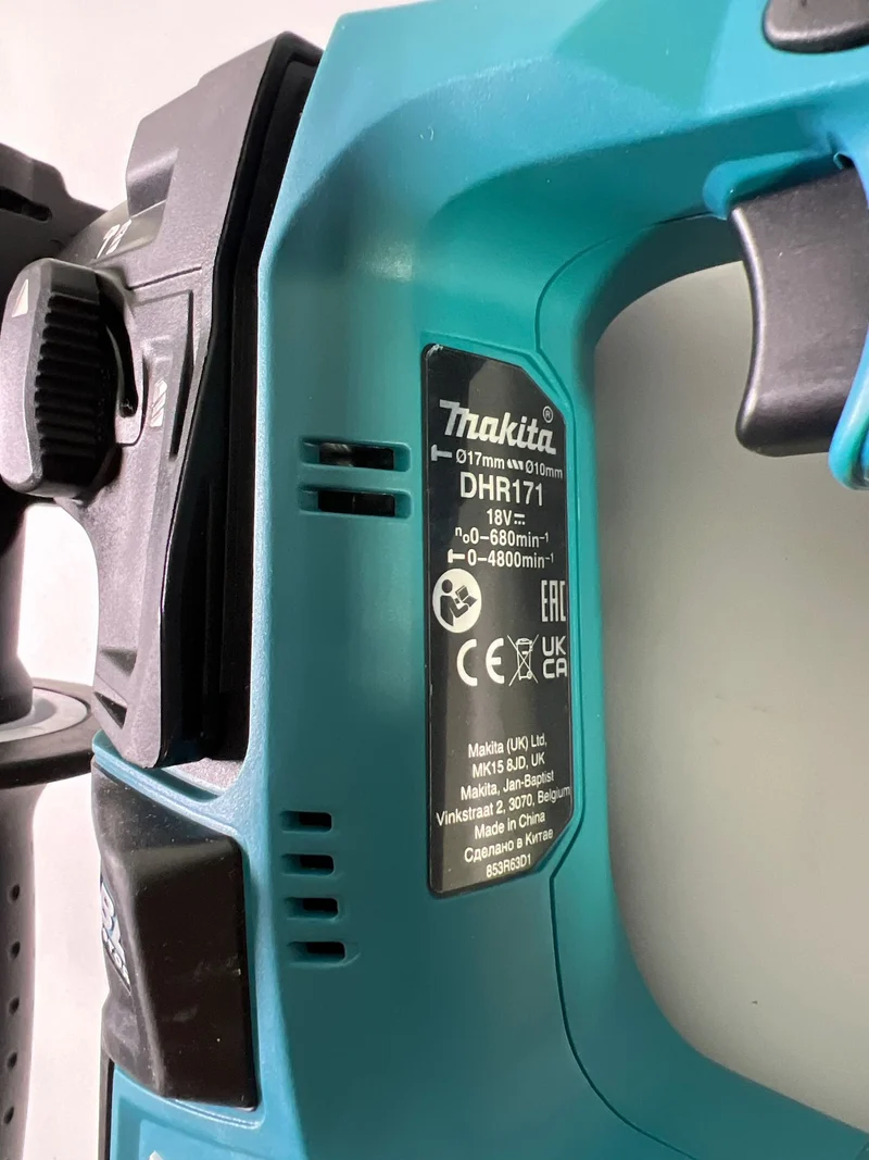 Makita DHR 171 Z Akku Bohrhammer 18 V 1,2 J SDS-Plus Brushless Solo - ohne Akku, ohne Ladegerät - Gebraucht
