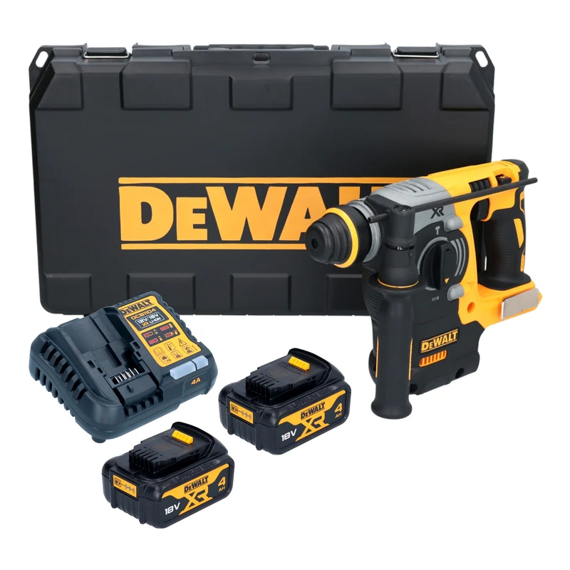 DeWalt DCH 273 M2 Akku Kombihammer 18 V 2,1 J SDS Plus Brushless + 2x Akku 4,0 Ah + Ladegerät + Koffer