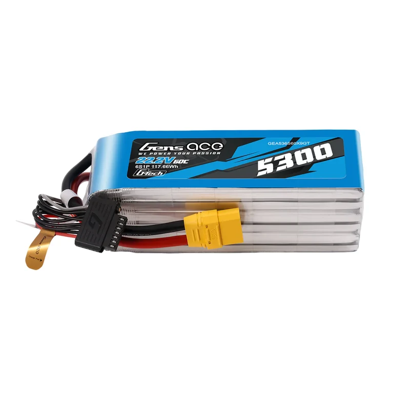 Gens Ace G-Tech 5300 mAh 22,2 V 60 C 6S1P Akkupack mit XT90-Stecker