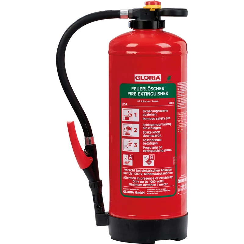 Fluorfreier Schaum-Aufladefeuerlöscher SBF 9 PRO