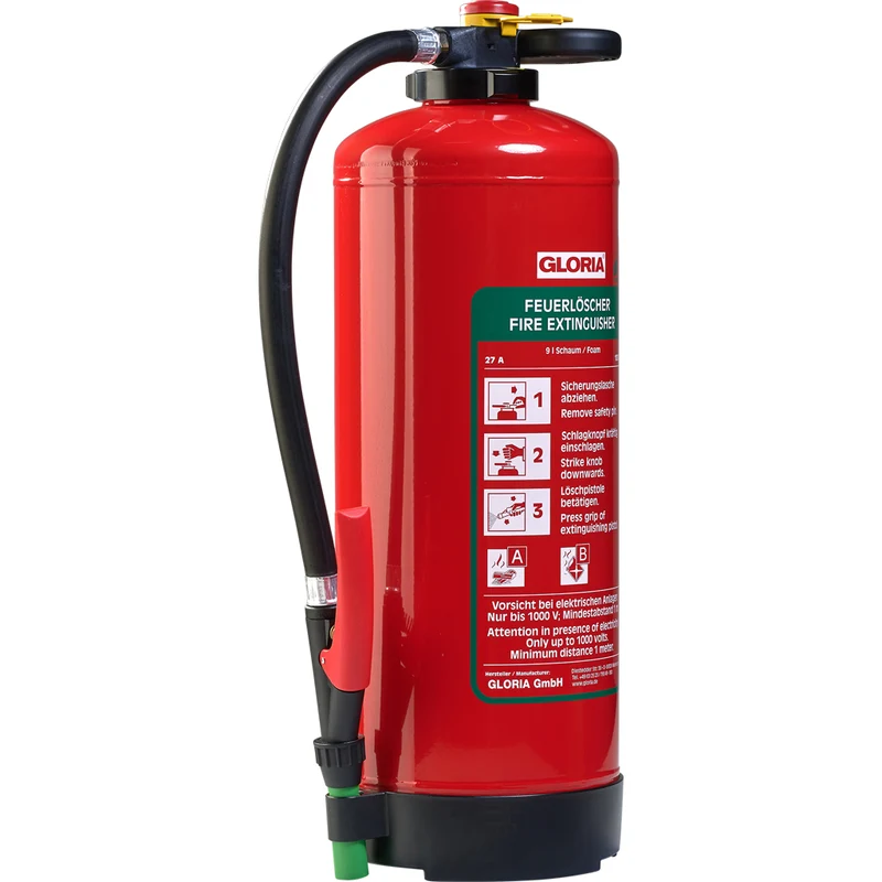 Fluorfreier Schaum-Aufladefeuerlöscher SBF 9 PRO