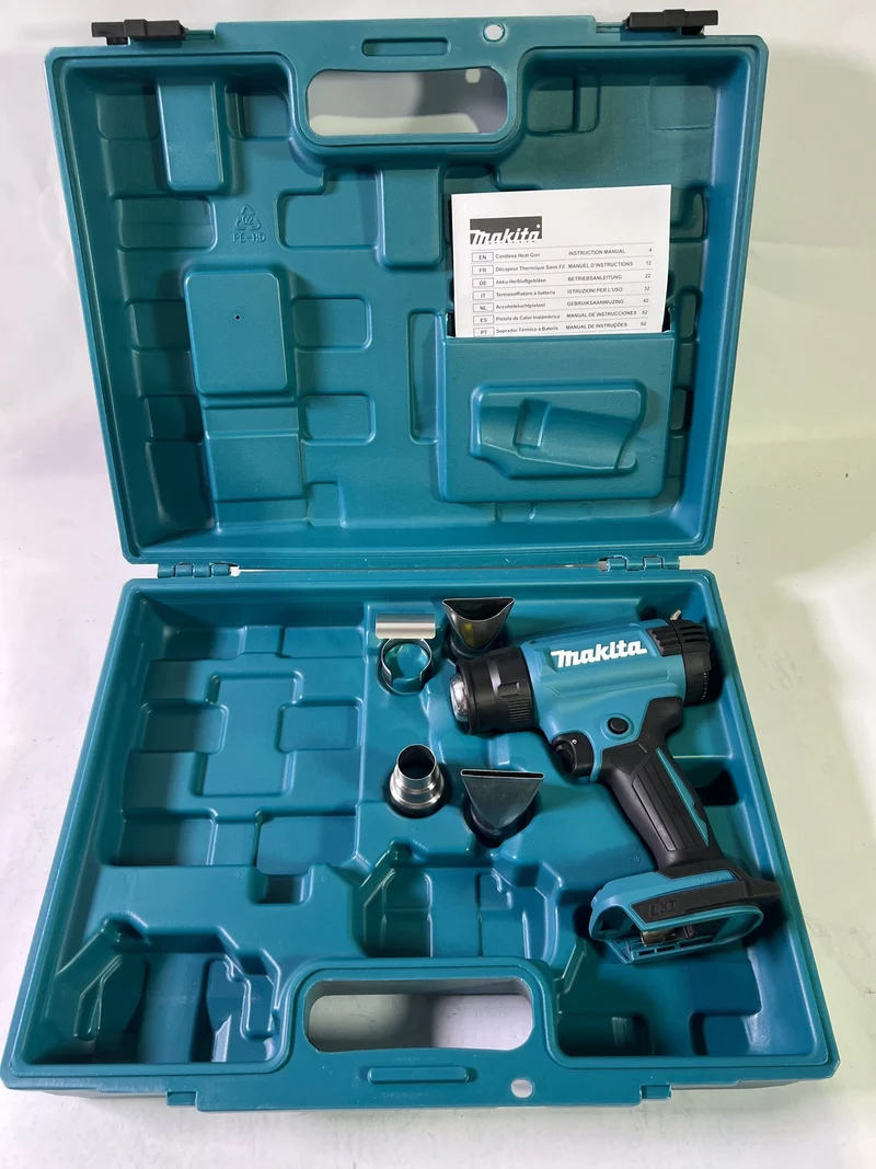 Makita DHG 181 ZJ Akku Heißluftgebläse 18 V 150 - 550 °C + Makpac - ohne Akku, ohne Ladegerät - Gebraucht