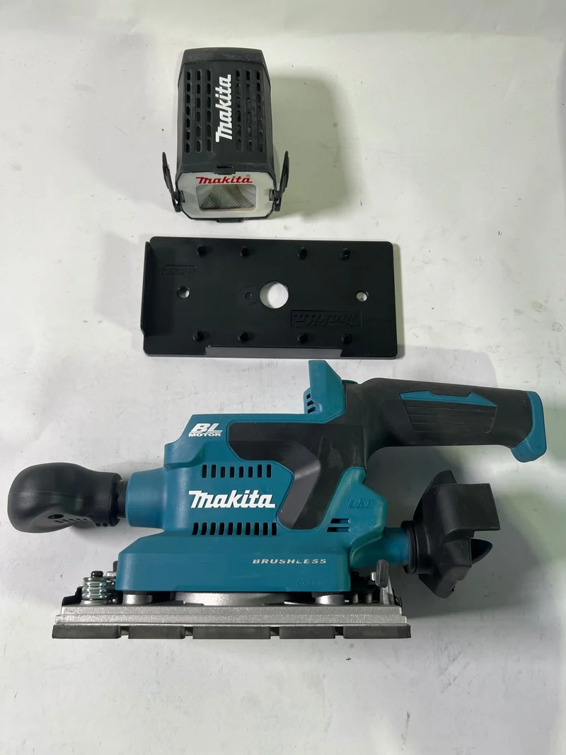 Makita DBO 380 Z Akku Schwingschleifer 18 V 93 x 185 mm Brushless Solo - ohne Akku, ohne Ladegerät - Gebraucht