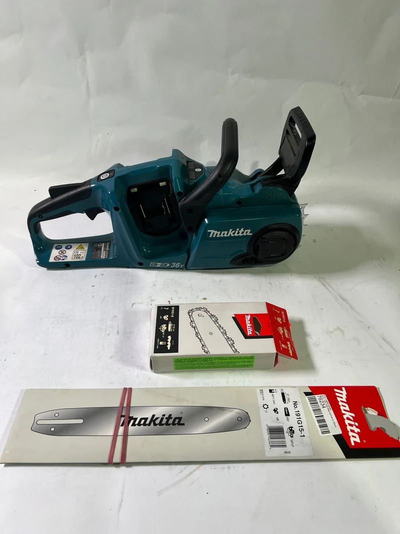 Makita DUC 353 Z Akku Kettensäge 36V ( 2x18V ) Brushless 35 cm Solo - ohne Akku, ohne Ladegerät - Gebraucht
