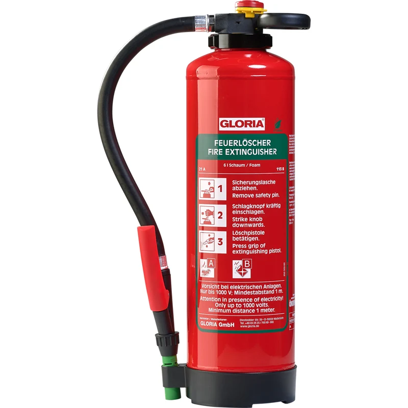 Fluorfreier Schaum-Aufladefeuerlöscher SBF 6 PRO
