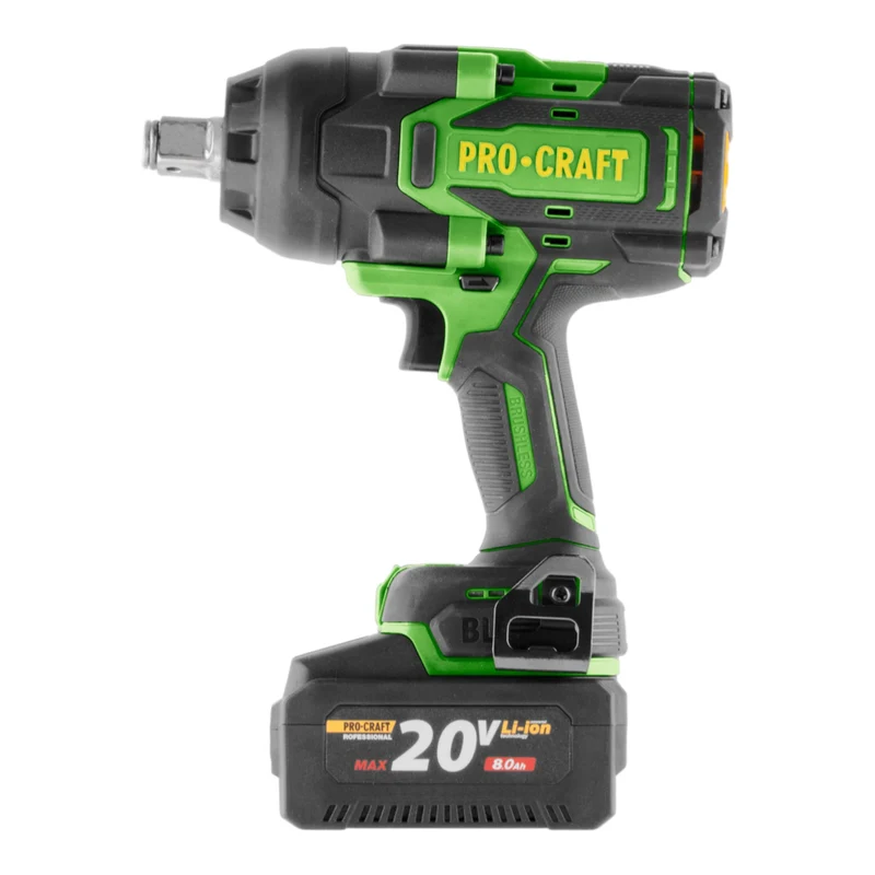 Procraft PWA90 Akku Schlagschrauber 20 V 2100 Nm 3/4" Brushless + 1x Akku 4,0 Ah + Ladegerät + Koffer