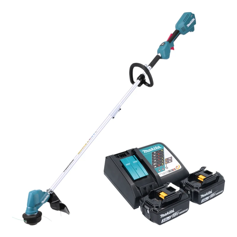 Makita DUR 192 LRF Akku Rasentrimmer 18 V 300 mm Brushless + 2x Akku 3,0 Ah + Ladegerät