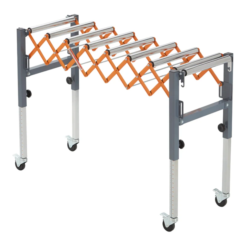 BORA PM-2700 Flexible Förderrolle Scherenrollenbahn 37-127 cm Klappbar