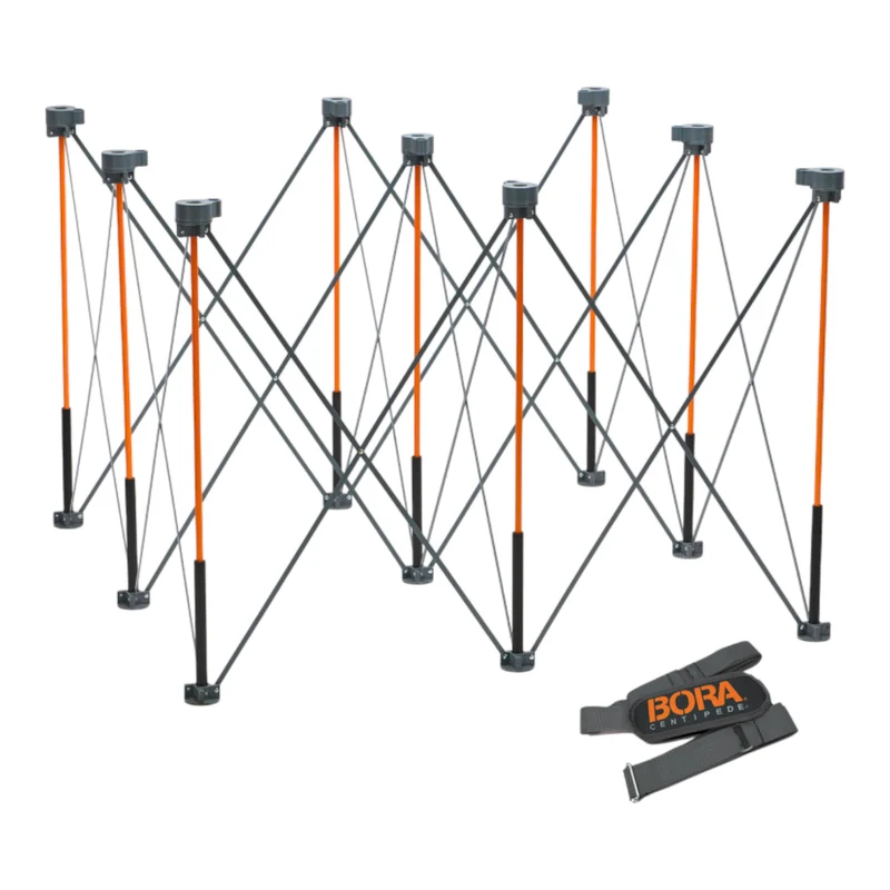 BORA Centipede CT9 Untergestell 122cm x122cm Höhe 91,4cm + Tragegurt Zusammenklappbar