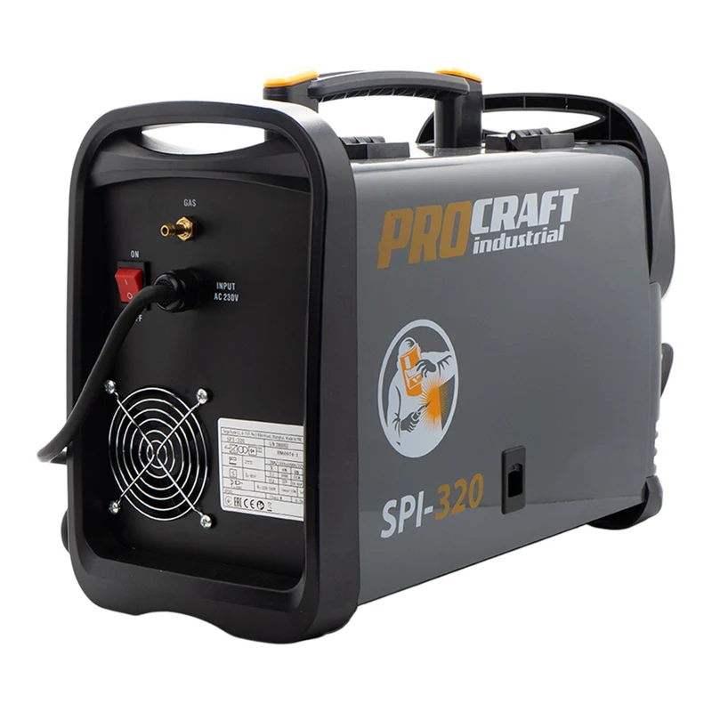 Procraft Industrial SPI-320 Inverter Schweißgerät 5,3 kW 19,65 V 160 A halbautomatisch