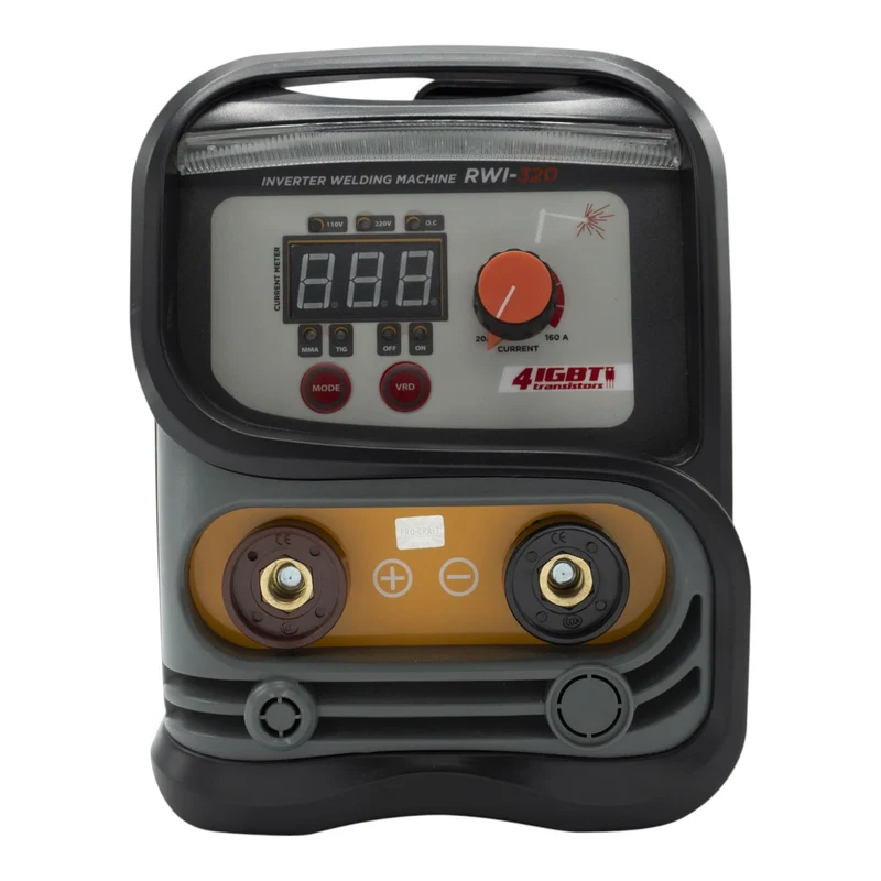 Procraft Industrial RWI-320 Inverter Schweißgerät 5,3 kW 20 - 160 A MMA + Schweißschutzschild + Drahtbürste + weiteres Zubehör