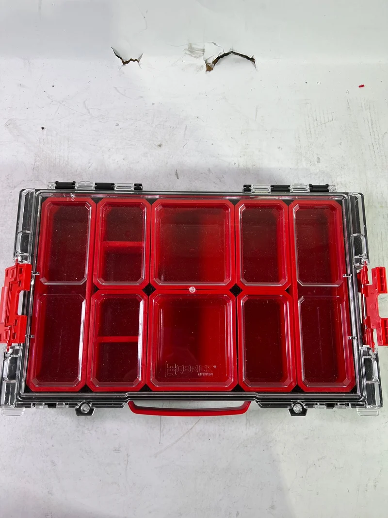 Qbrick System PRO 100 Organizer 452 x 296 x 79 mm 5 l stapelbar IP54 - Unvollständig