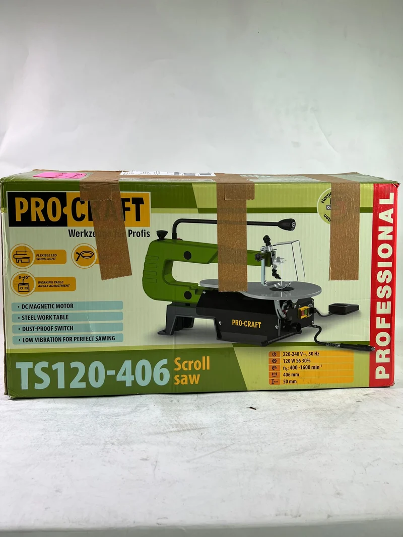 Procraft TS120-406 Dekupiersäge 120 Watt 50 mm - Beschädigt