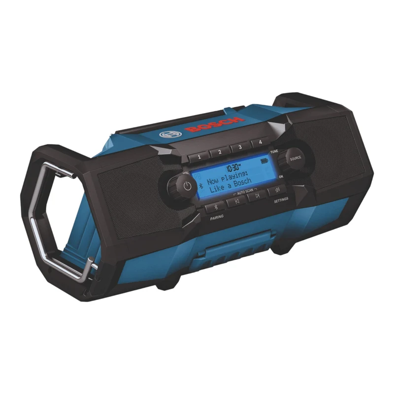 Bosch GPB 18V-3SC Akku Radio 18 V FM / DAB+ / Bluetooth / IP54 Solo ( 06014A3300 ) - ohne Akku, ohne Ladegerät