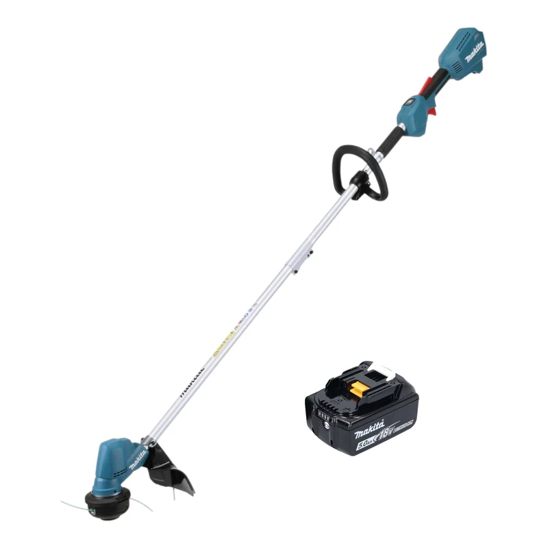Makita DUR 192 LT1 Akku Rasentrimmer 18 V 300 mm Brushless + 1x Akku 5,0 Ah - ohne Ladegerät