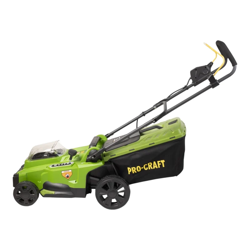 Procraft PLM20bb Akku Rasenmäher 40 V ( 2x 20 V ) 370 mm Brushless + 4x Akku 4,0 Ah + Ladegerät