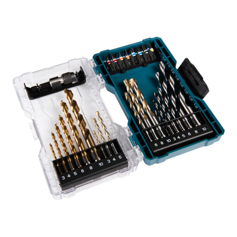 Makita E-07032 Bit und Bohrer Set 27 tlg. Phillips / Pozidriv / Torx / Hex