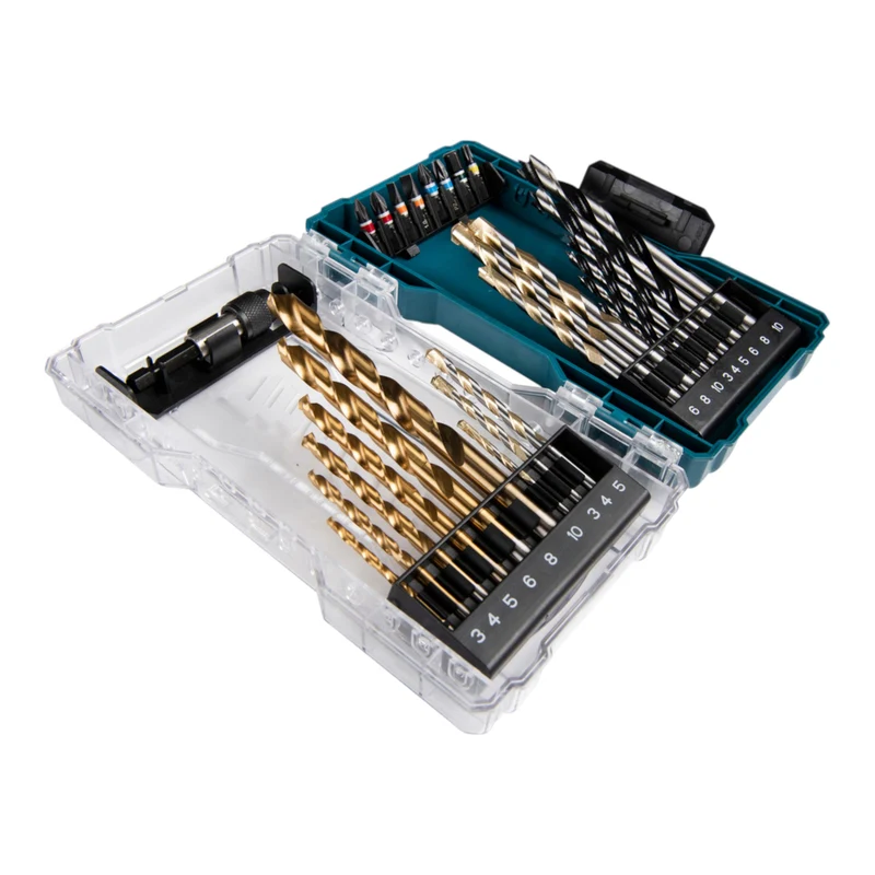 Makita E-07032 Bit und Bohrer Set 27 tlg. Phillips / Pozidriv / Torx / Hex