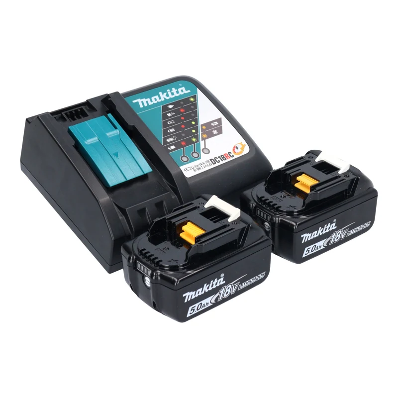 Makita DUR 192 LRT Akku Rasentrimmer 18 V 300 mm Brushless + 2x Akku 5,0 Ah + Ladegerät