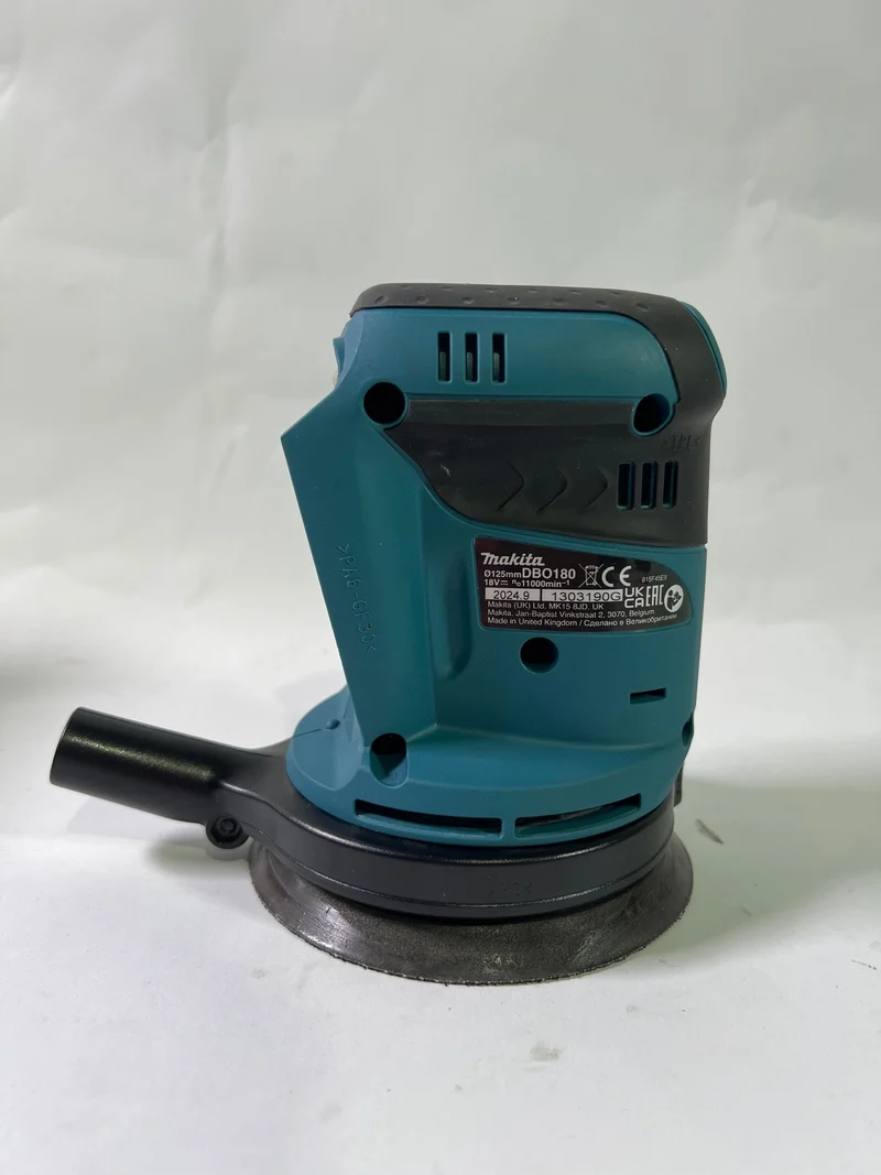 Makita DBO 180 Z Akku Exzenterschleifer 18 V 125 mm Solo - ohne Akku, ohne Ladegerät - Leicht Gebraucht