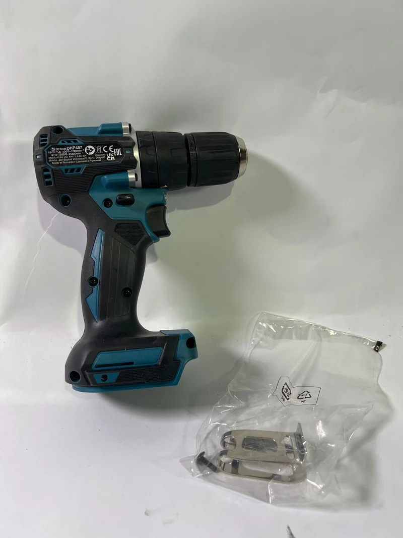 Makita DHP 487 Z Akku Schlagbohrschrauber 18 V 40 Nm Brushless Solo - ohne Akku, ohne Ladegerät - Leicht Gebraucht