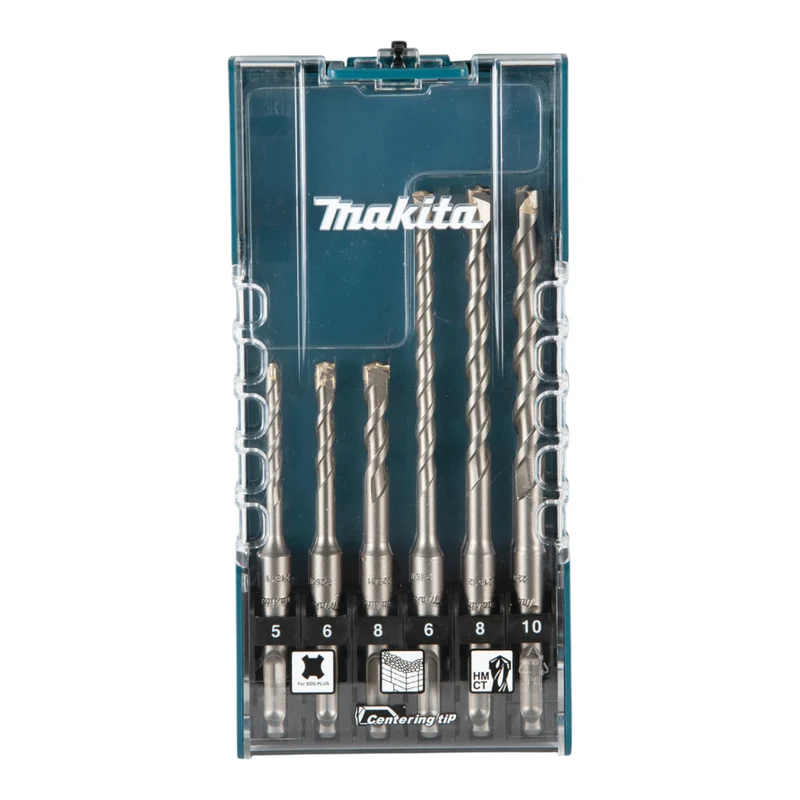 Makita E-15730 Betonbohrer Set 6 tlg. SDS-Plus 5 - 10 mm HM / CT