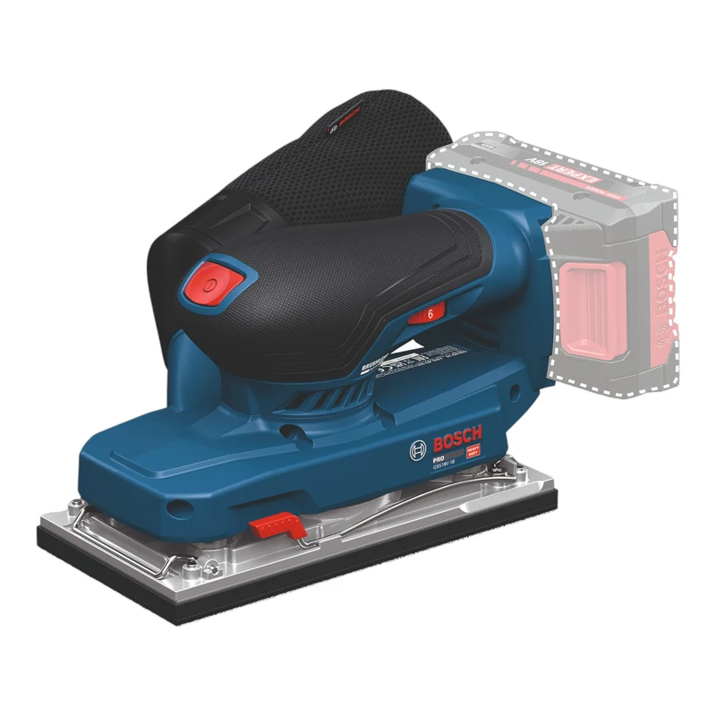 Bosch GSS 18V-18 Akku Schwingschleifer 18 V Brushless + L-Boxx ( 06019R7001 ) - ohne Akku, ohne Ladegerät