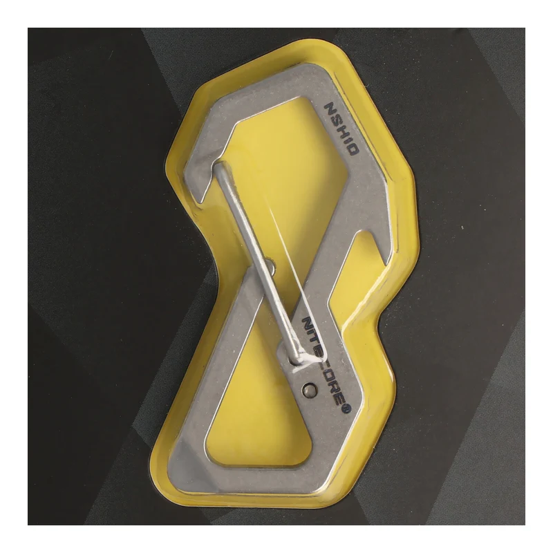 Nitecore Titan Karabiner NSH10, auch verwendbar als Flaschenöffner und Schlitzschraubendreher
