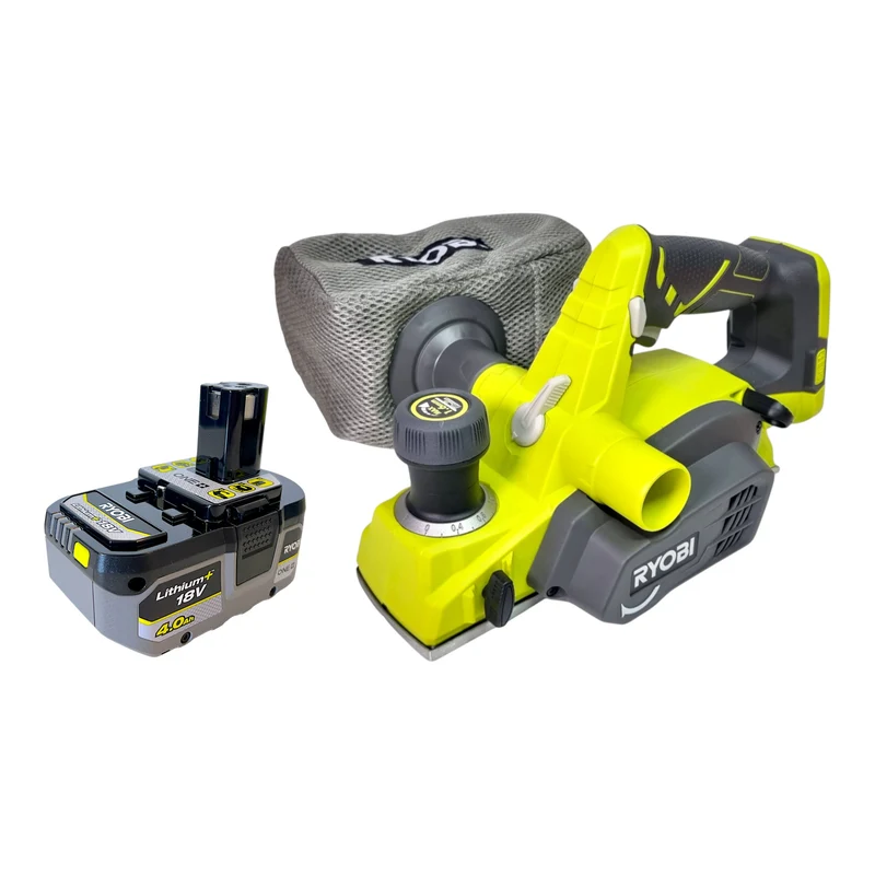 Ryobi R18PL-0 Akku Hobel 18 V 82 mm + 1x Akku 4,0 Ah - ohne Ladegerät