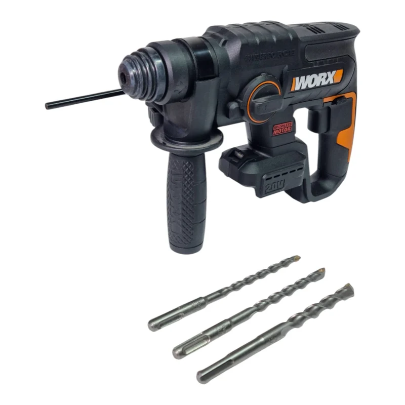 Worx WX381.9 Akku Kombihammer 20 V 2,0 J SDS plus PowerShare Brushless Solo - ohne Akku, ohne Ladegerät