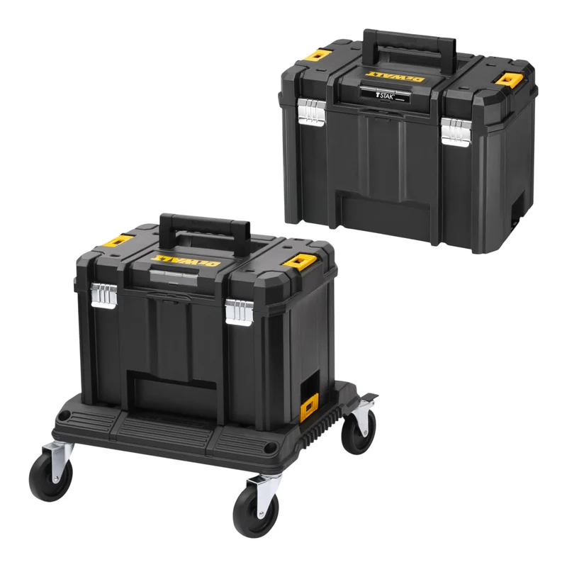 DeWalt DWST1-71229 TSTAK Cart Rollbrett + 2x DWST1-71195 TSTAK VI Koffer
