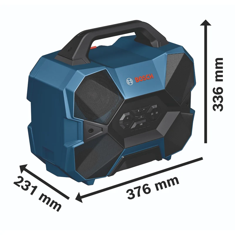 Bosch GPB 18V-6 C Bluetooth Akku Lautsprecher 18 V 40 W USB-C ( 06014A6000 ) Solo - ohne Akku, ohne Ladegerät