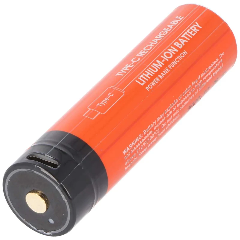 AceBeam 21700 Li-ion Akku mit starken 5000mAh USB-C max. Entladestrom 15A, 77,8 x 21,37mm