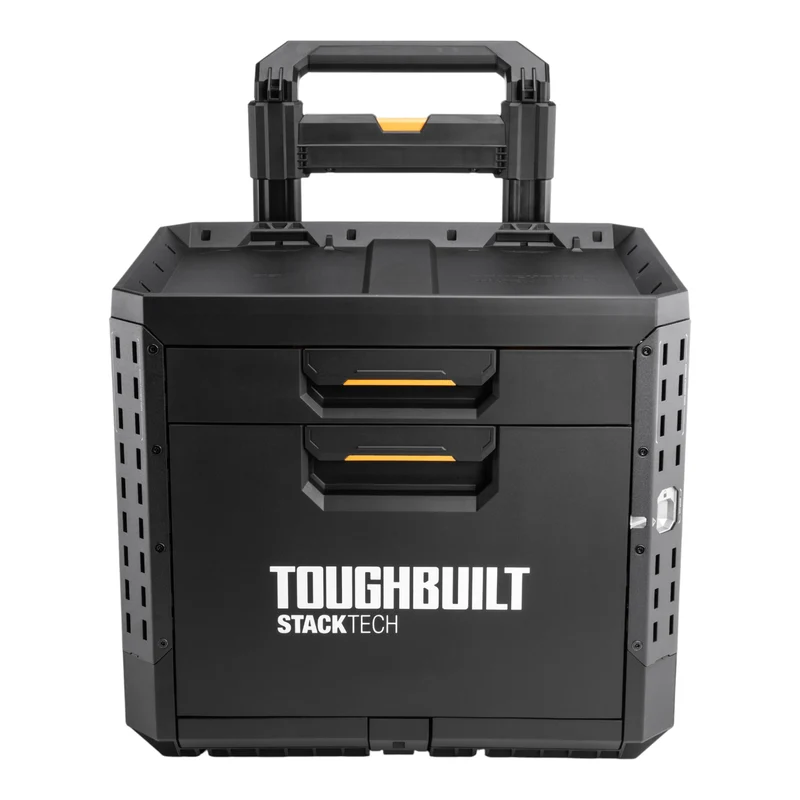 Toughbuilt STACKTECH rollbare Werkzeug Box abschliessbar mit 2 Schubladen ( TB-B1-D-R92 )