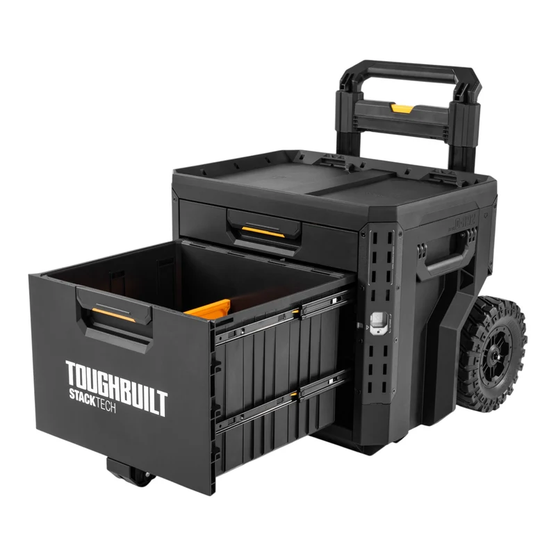 Toughbuilt STACKTECH rollbare Werkzeug Box abschliessbar mit 2 Schubladen ( TB-B1-D-R92 )