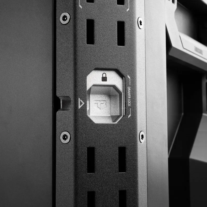 Toughbuilt STACKTECH rollbare Werkzeug Box abschliessbar mit 2 Schubladen ( TB-B1-D-R92 )