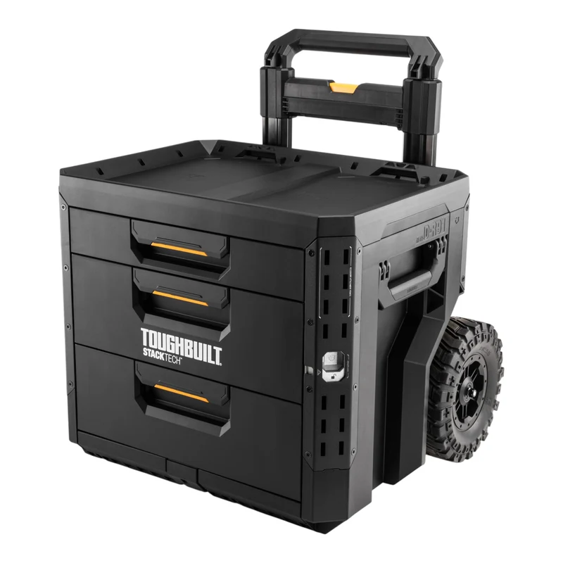 Toughbuilt STACKTECH rollbare Werkzeug Box abschliessbar mit 3 Schubladen ( TB-B1-D-R93 )