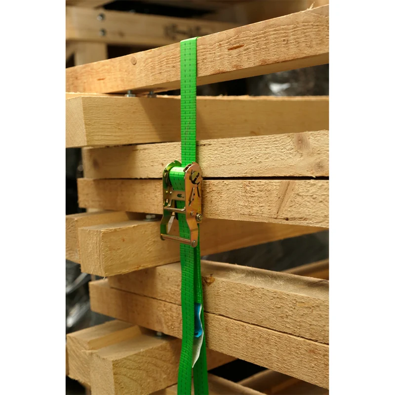 Ratschenzurrgurt grün / 1-teilig
