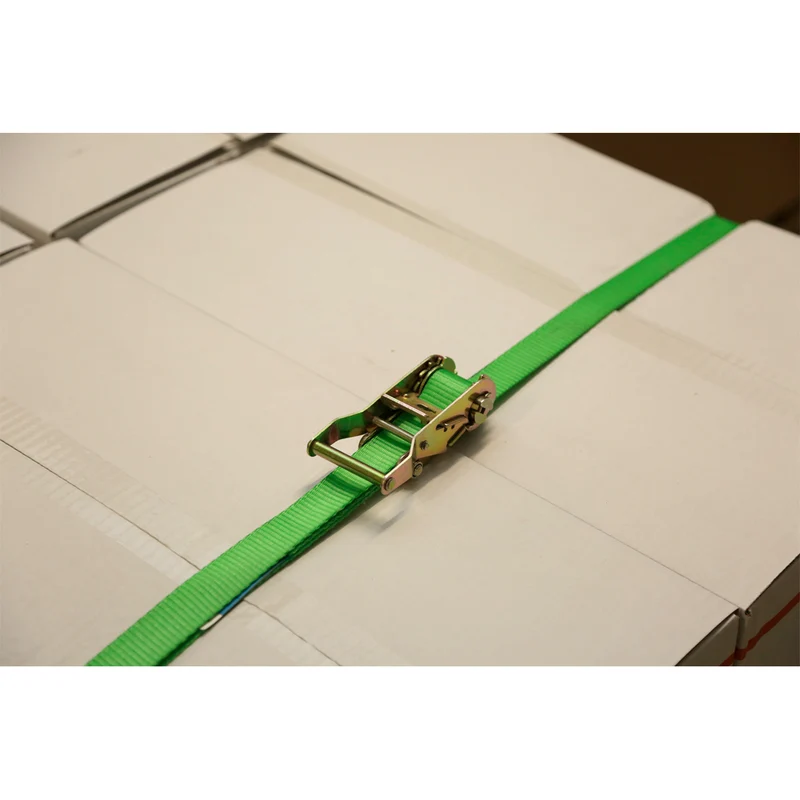 Ratschenzurrgurt grün / 1-teilig
