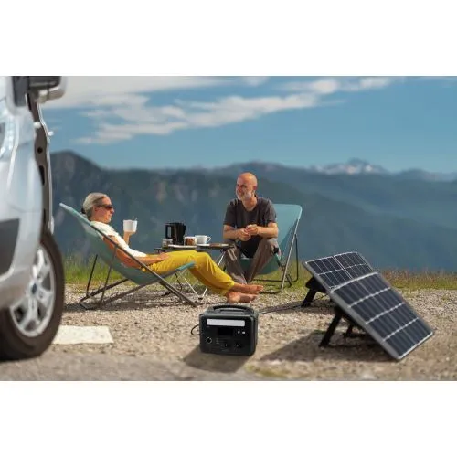 Ansmann Powerstation PS600AC 600W, 640Wh Powerstation, LiFePO4 Akku, integrierte LED-Lampe