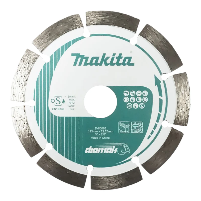 Makita 2x Diamak Diamanttrennscheibe 125 x 22,23 mm ( 2x D-80086 )