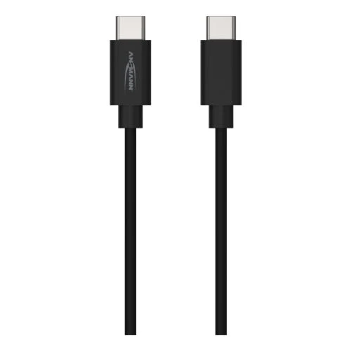 Ansmann USB Typ-C auf Typ-C Daten- und Ladekabel, 2 Meter
